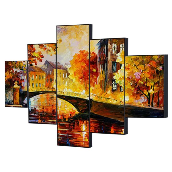 Set Of Five Framed Digital Wall Painting - Image 4