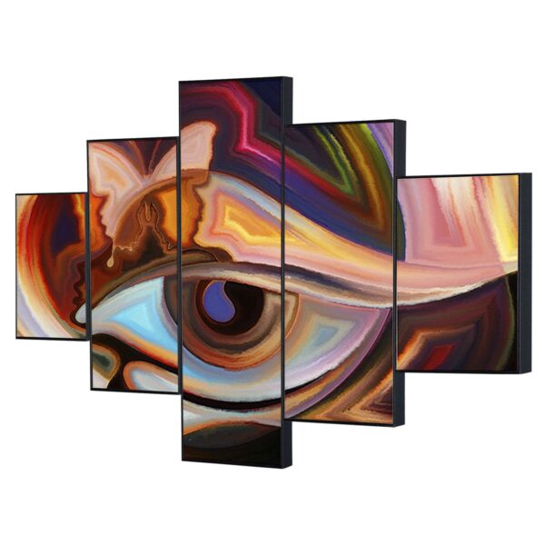 Set Of Five Framed Digital Wall Painting - Image 4