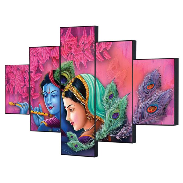 Set Of Five Framed Digital Wall Painting - Image 4