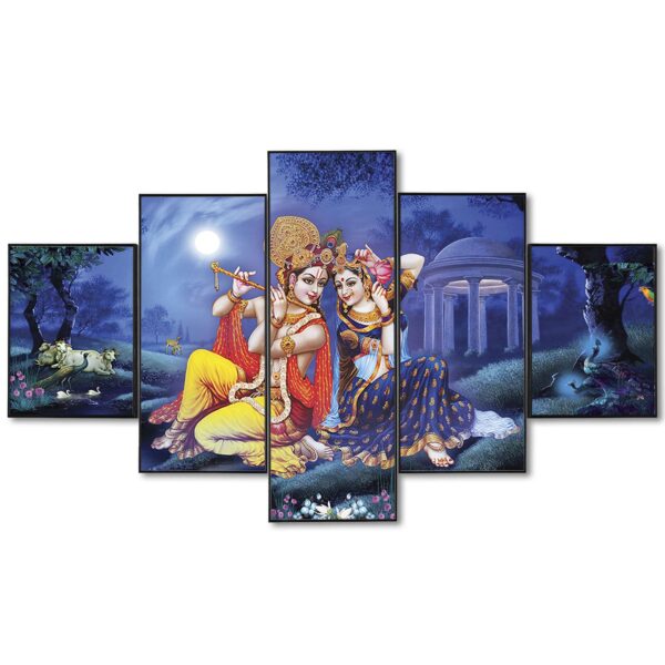 Set Of Five Framed Digital Wall Painting - Image 4