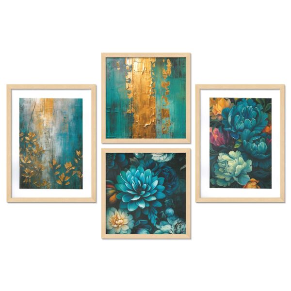 SET OF 4 DIGITAL WALL PAINTING - Image 4