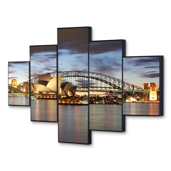 Set Of Five Framed Digital Wall Painting - Image 4