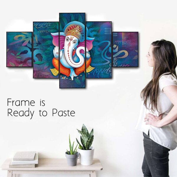 Set Of Five Framed Digital Wall Painting - Image 4