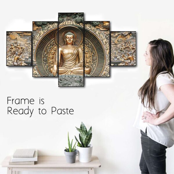 Set Of Five Framed Digital Wall Painting - Image 2